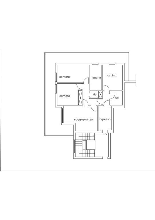 plan. Viale Filopanti 1