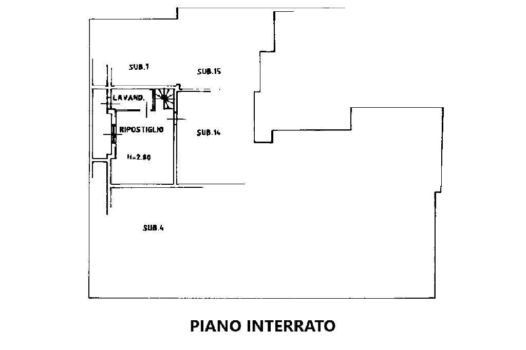 PLANIMETRIA PIANO INTERRATO