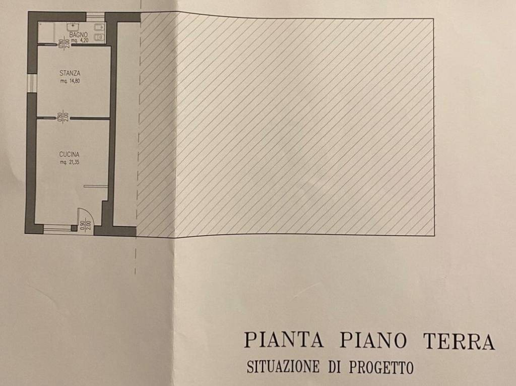 Bilocale ristrutturato a nuovo in posizione tranquilla - Planimetria 1