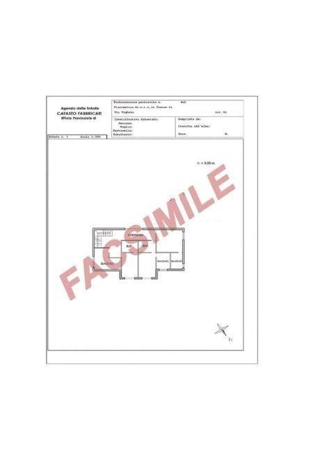 Plan facsimile un piano