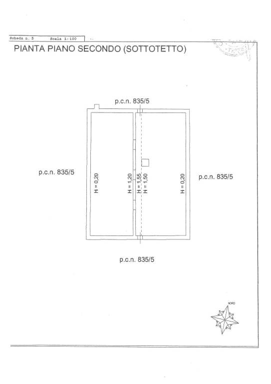 Planimetria sottotetto