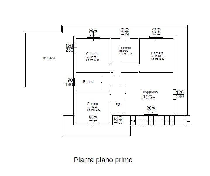 Planimetria appartamento