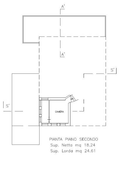 Planimetria piano secondo