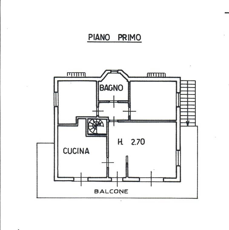 Mappa catastale casa Barcuzzi - 19960403-2