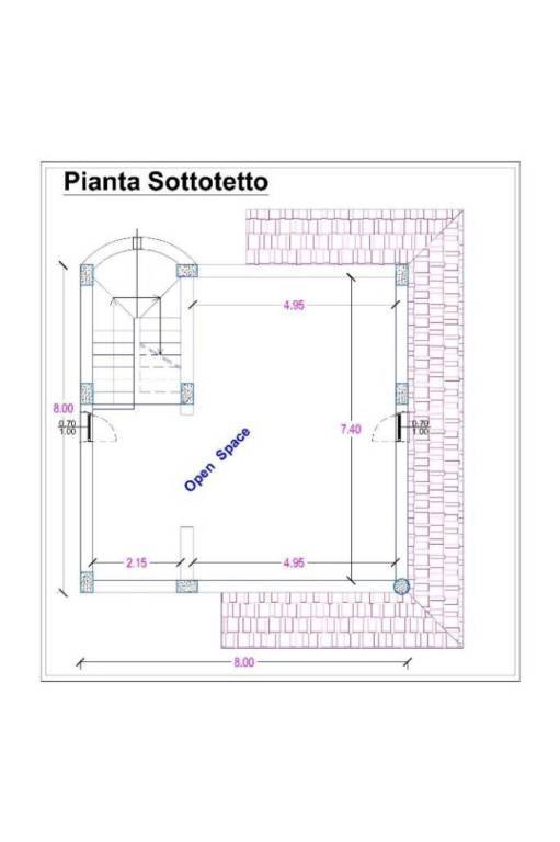 Planimetria sottotetto