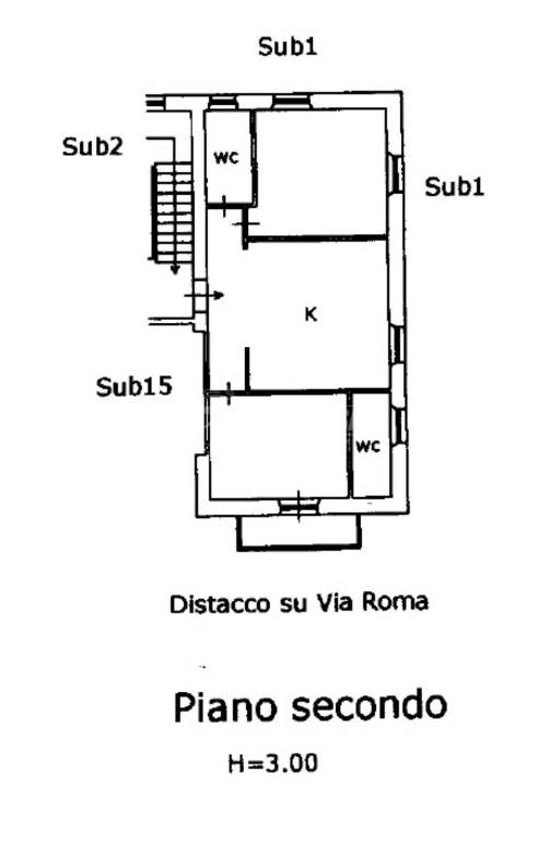 PLANIMETRIA APPARTAMENTO SAN CASCIANO DEI BAGNI