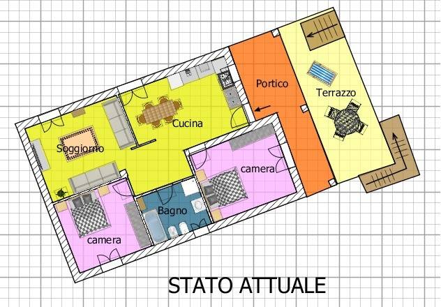 Stato attuale piano abitativo