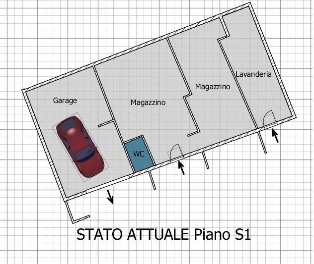 Stato attuale piano interrato