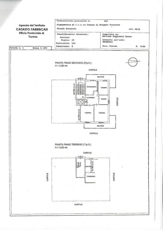 PLN_Via Rivarolo 58-Mappano