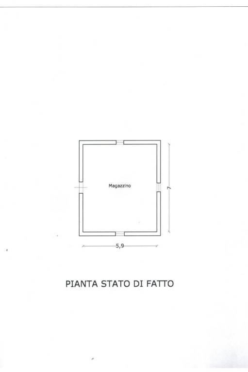 Pianta stato di fatto