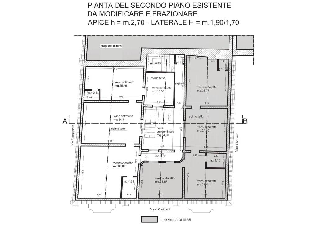 PNL -P. 2° piano esistente 1