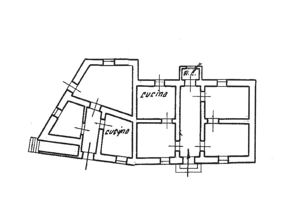 Plan CA.1761 piano terra