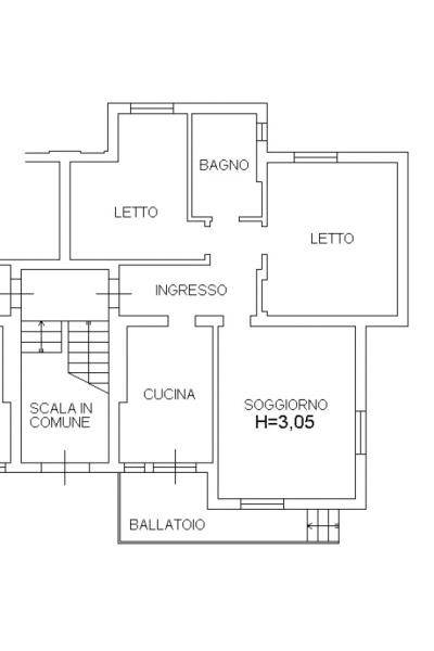 esempio scheda trilocale