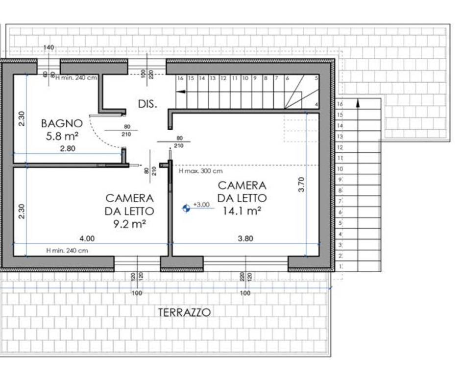 Pianta piano primo T2b