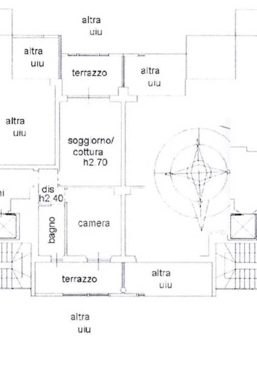 Planimetria appartamento Settimo Milanese via Leop