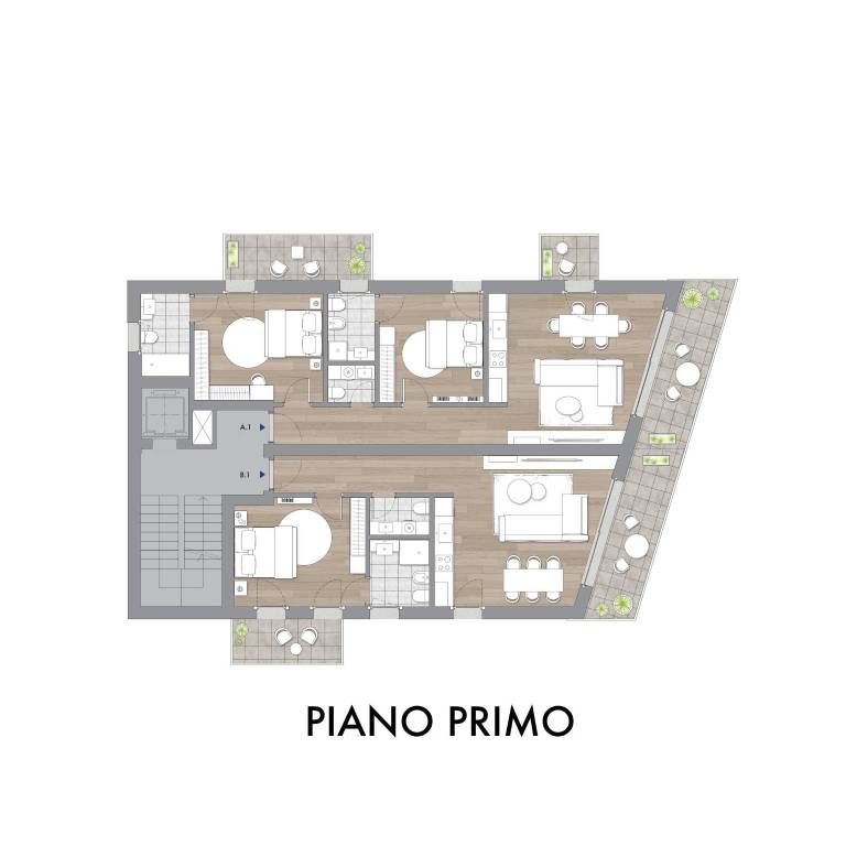 PLANIMETRIA - PIANO PRIMO