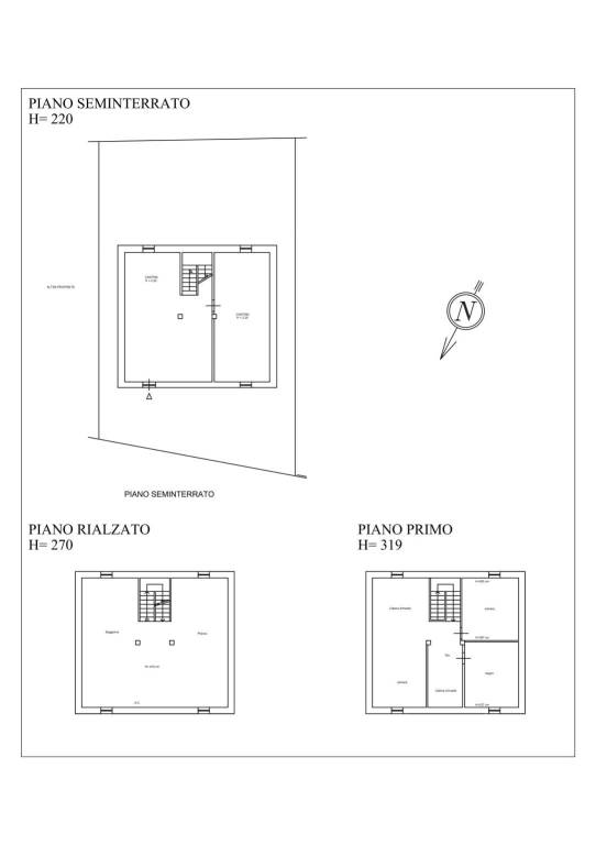 Pianta casa stato attuale 1