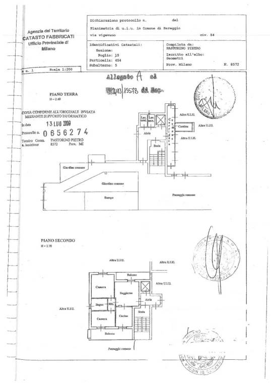 plan. Zanzottera Mollica 1