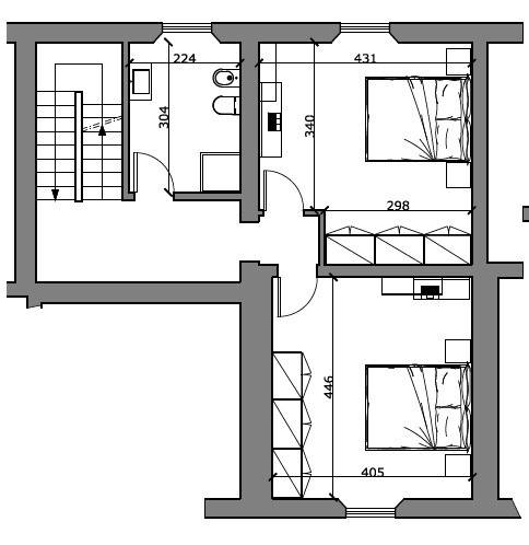 Planimetria 1° piano