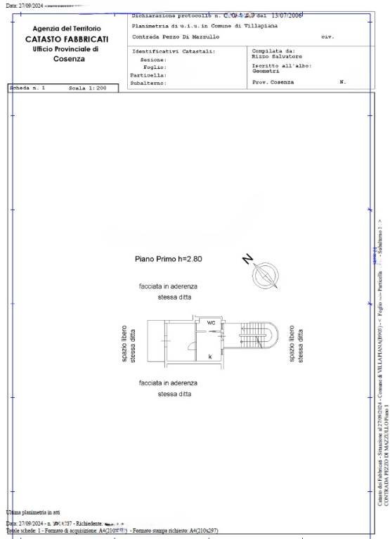 Planimetria Nicolas 1P - privacy
