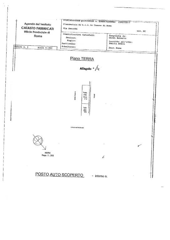 PLAN POSTO AUTO