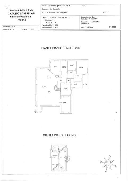 scheda piano 1 e 2 1