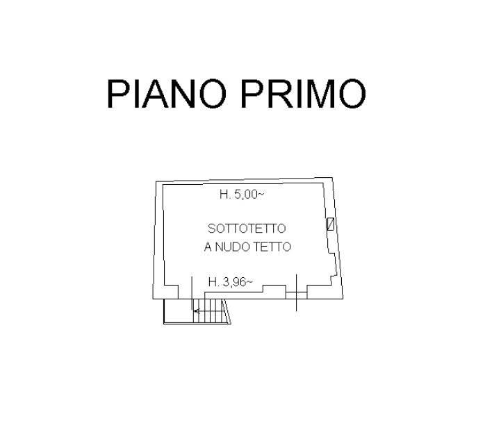 planimetria piano primo