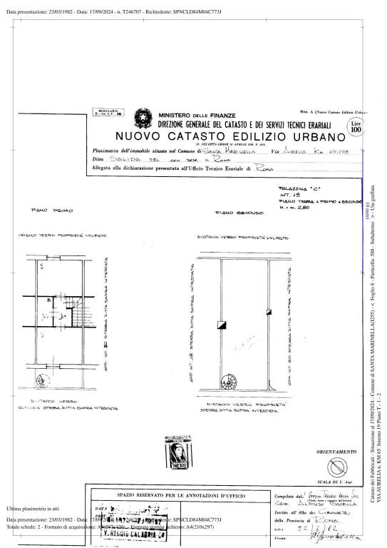 Planimetria Chiriac Santa Marinella 1