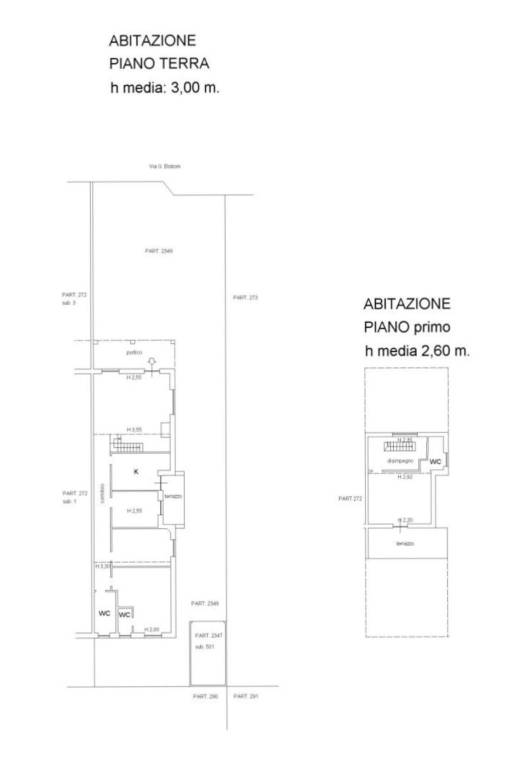 PLANIMETRIA ABITAZIONE 1