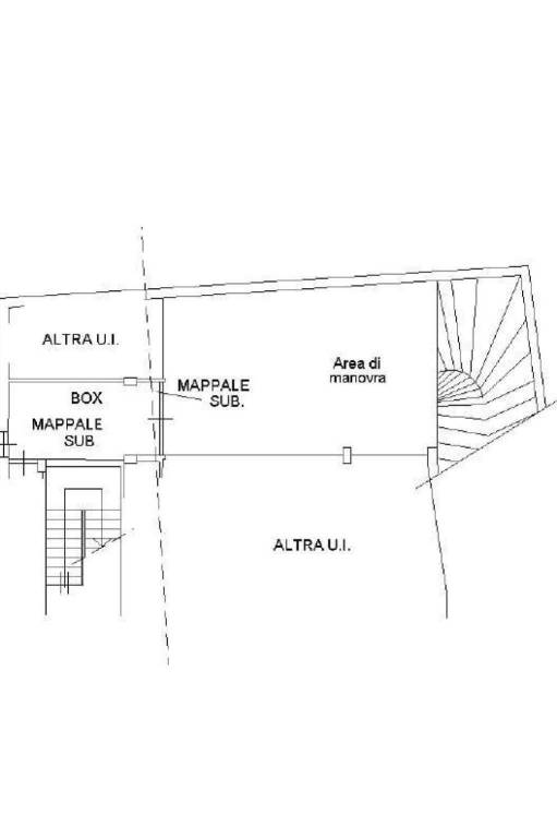 Planimetria box auto PDF bianca