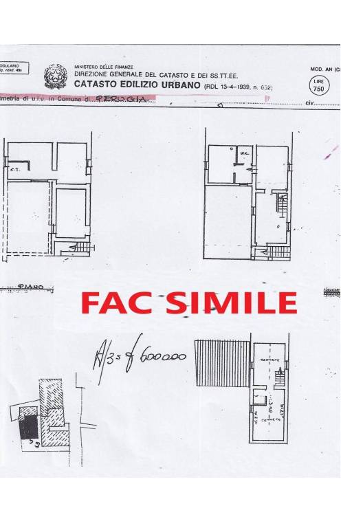 PLAN. FAC SIMILE