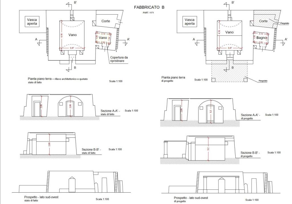 Planimetria edificio 1