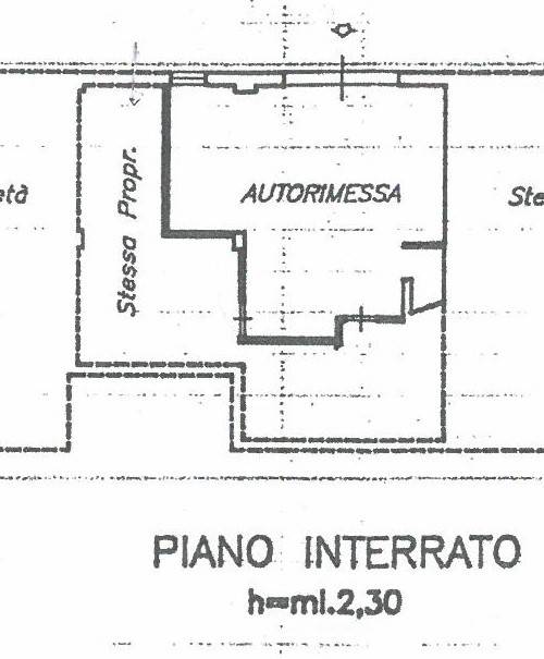 planimetria autorimessa
