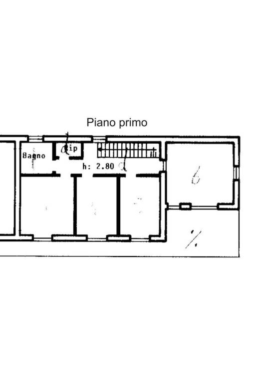 planimetria piano primo