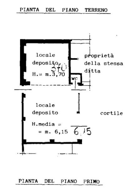 Planimetria deposito