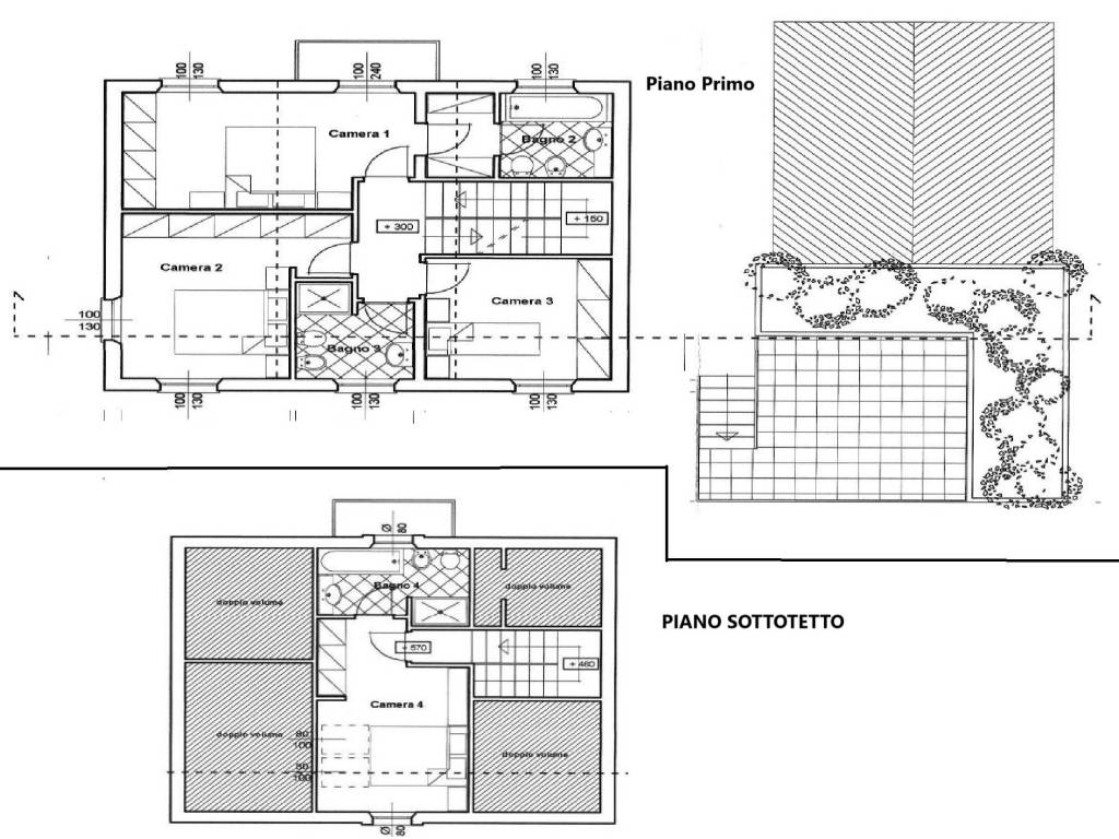 Piano Primo e Piano Sottoretto