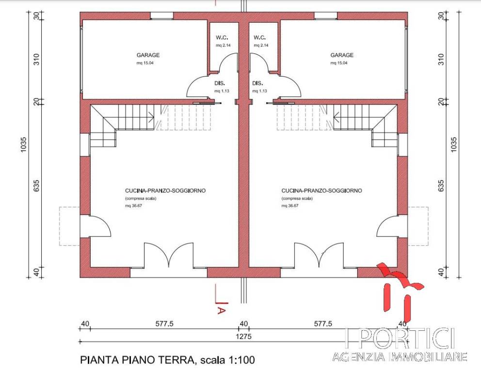 piano terra planimetria