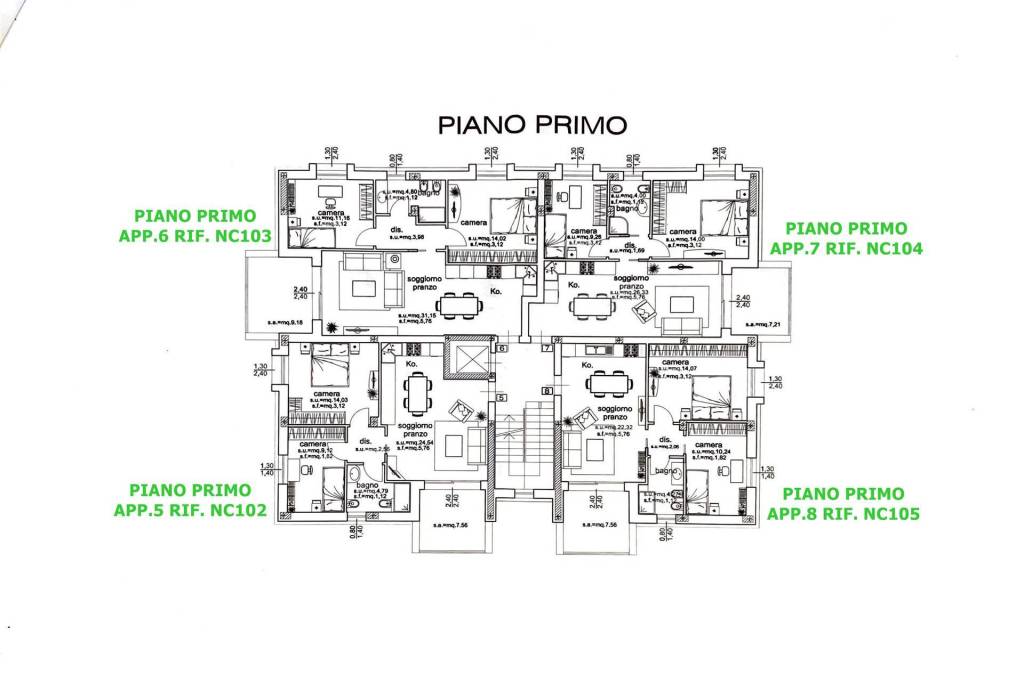 PLANIMETRIA PIANO PRIMO