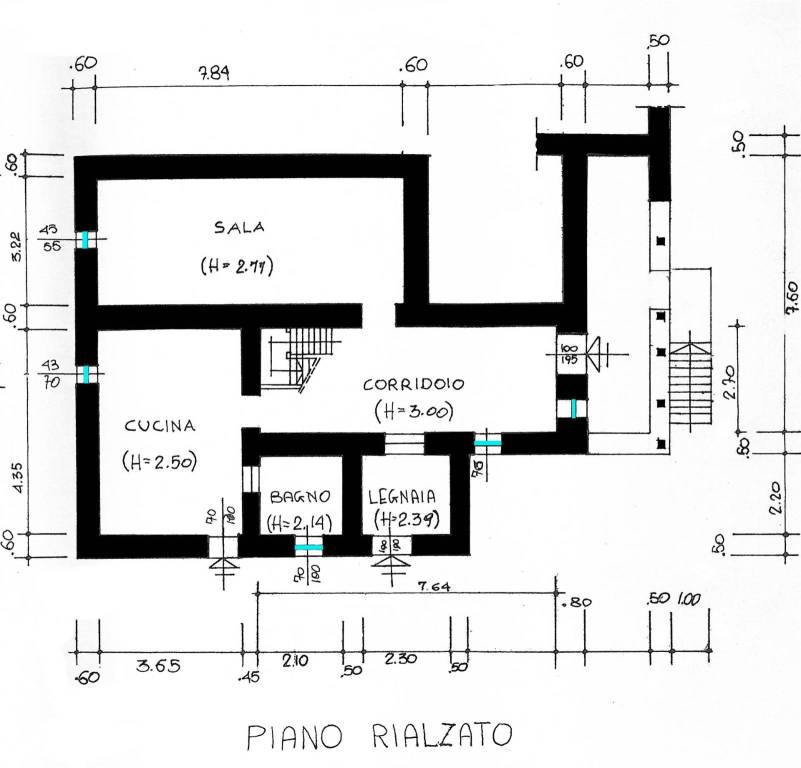 Planimetria Piano Rialzato