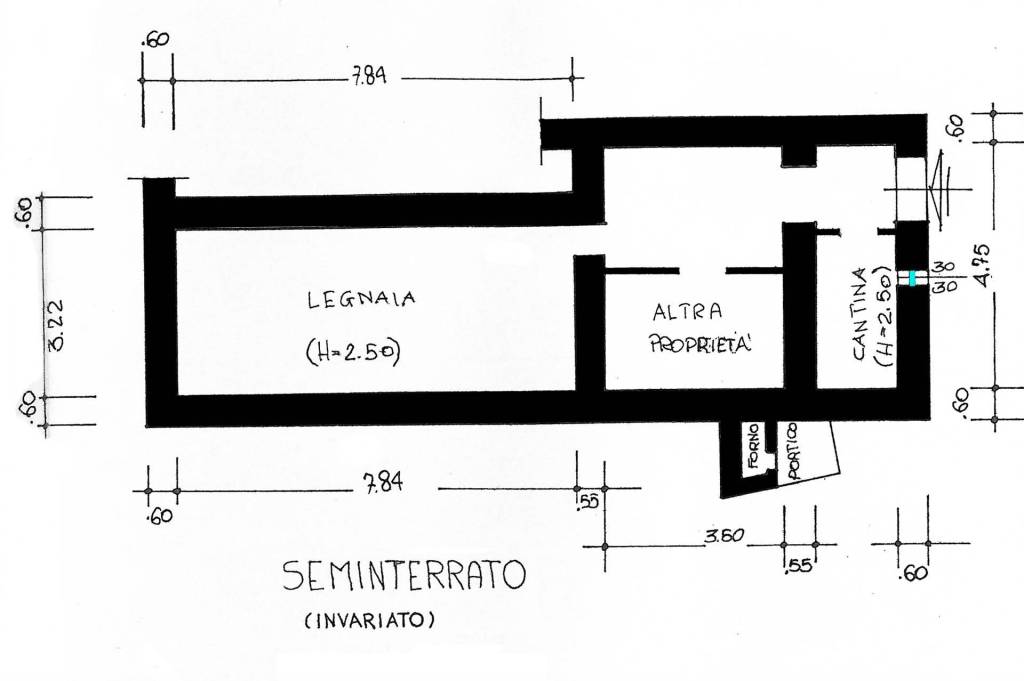 Planimetria Seminterrato