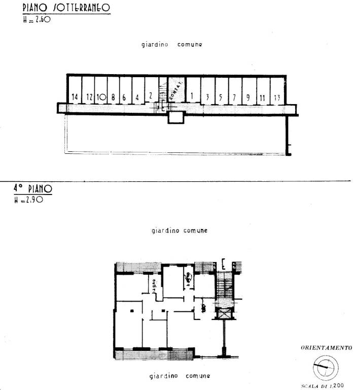 Planimetria casa e cantina