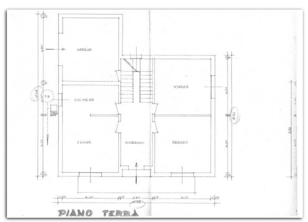 piantina di progetto pt