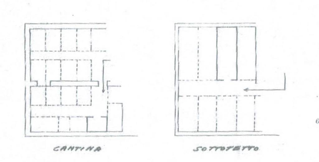 Planimetria cantina e solaio