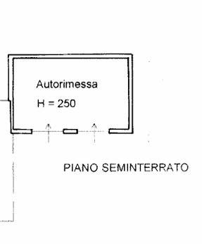 Planimetria autorimessa