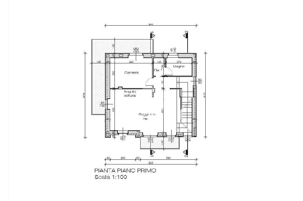 planimetria primo piano