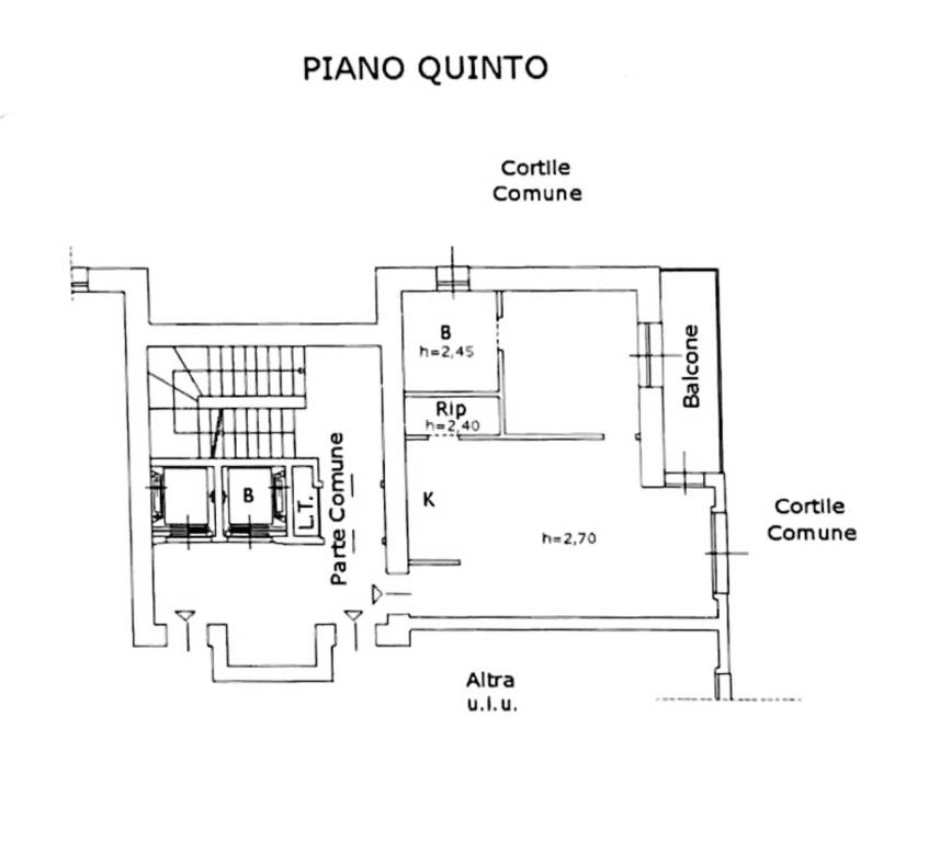 Pianta appartamento