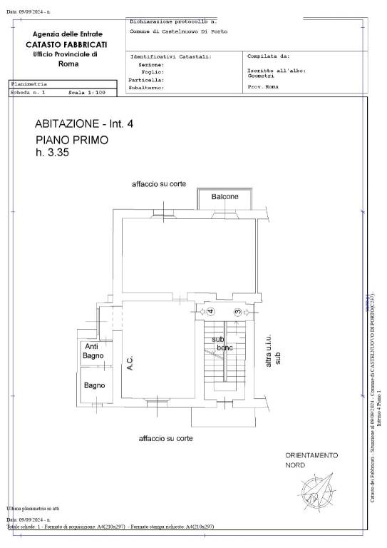 PLN INT. 4 ANNUNCIO