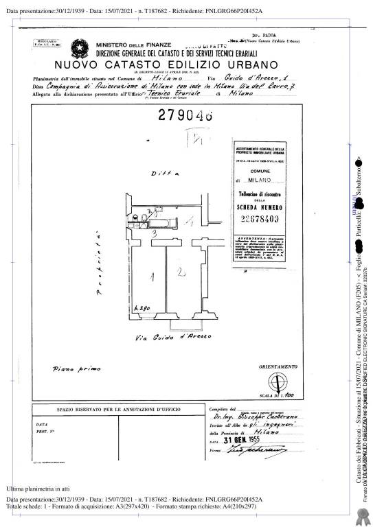 Planimetria Guido D'Arezzo 1