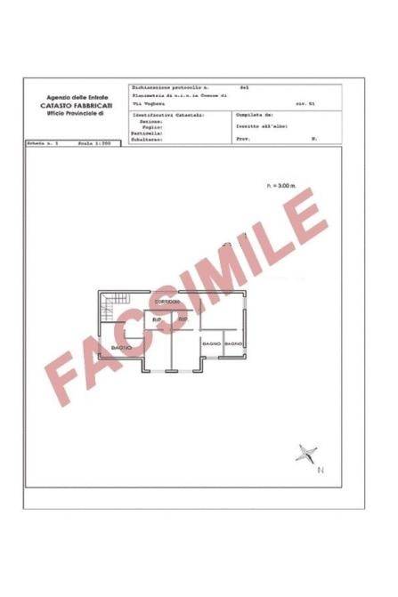 Plan facsimile un piano