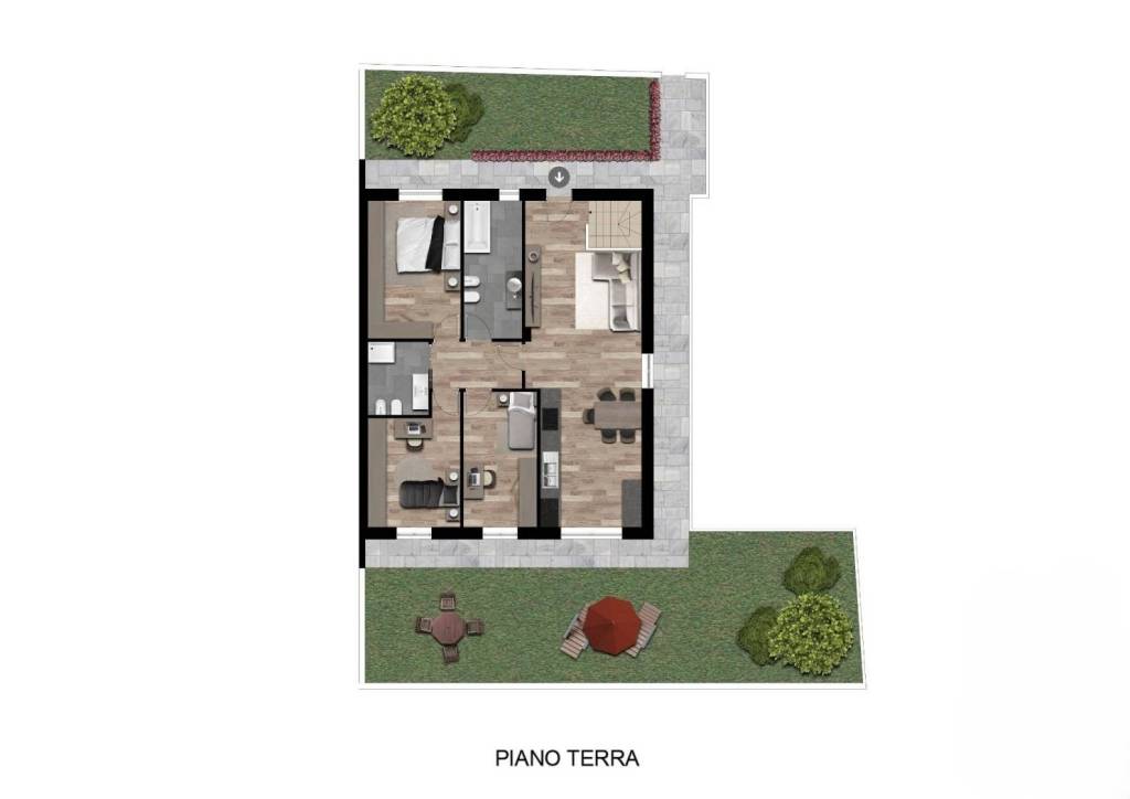 Villa As piano terra